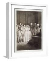 Marriage of Queen Victoria and Prince Albert, St James's Palace, Westminster, London, 1840-George Hayter-Framed Giclee Print