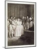 Marriage of Queen Victoria and Prince Albert, St James's Palace, Westminster, London, 1840-George Hayter-Mounted Giclee Print
