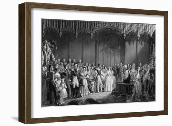 Marriage of Queen Victoria-Sir George Hayter-Framed Giclee Print