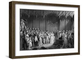 Marriage of Queen Victoria-Sir George Hayter-Framed Giclee Print