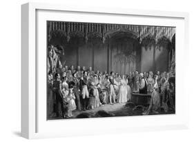 Marriage of Queen Victoria-Sir George Hayter-Framed Giclee Print