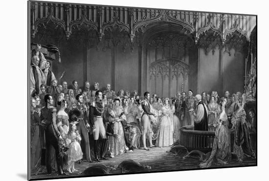 Marriage of Queen Victoria-Sir George Hayter-Mounted Giclee Print