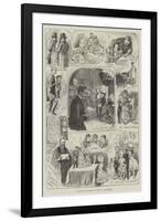 Marriage of the American Midgets at Manchester-Alfred Courbould-Framed Giclee Print