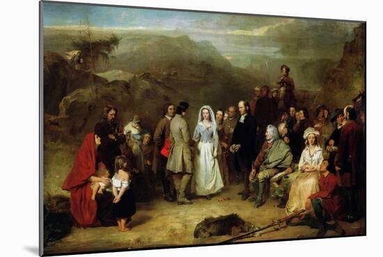 Marriage of the Covenanter-Alexander Johnston-Mounted Giclee Print