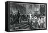 Marriage of the Duke and Duchess of Connaught, 13 March 1879-Sydney Prior Hall-Framed Stretched Canvas