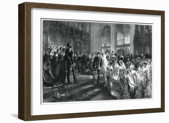 Marriage of the Duke and Duchess of Connaught, 13 March 1879-Sydney Prior Hall-Framed Giclee Print