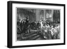 Marriage of the Duke and Duchess of Connaught, 13 March 1879-Sydney Prior Hall-Framed Giclee Print