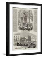 Marriage of the Duke De Brabant with the Archduchess Marie of Austria-null-Framed Giclee Print