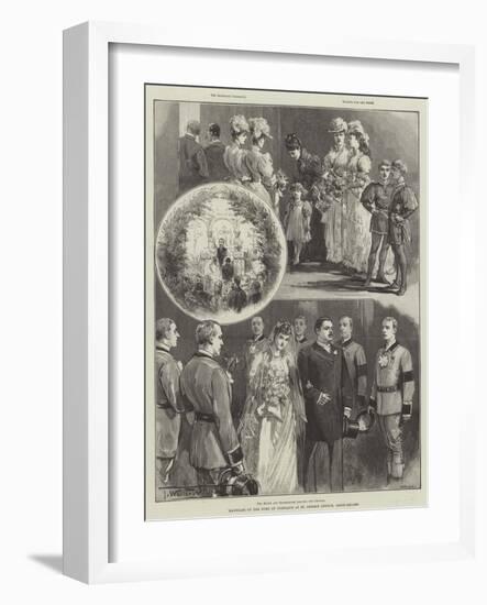 Marriage of the Duke of Portland at St Peter's Church, Eaton-Square-Thomas Walter Wilson-Framed Giclee Print