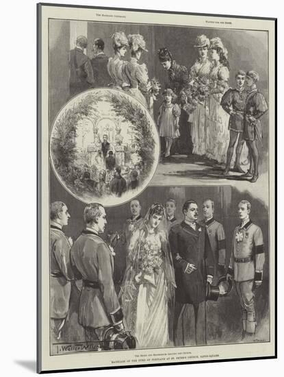 Marriage of the Duke of Portland at St Peter's Church, Eaton-Square-Thomas Walter Wilson-Mounted Giclee Print