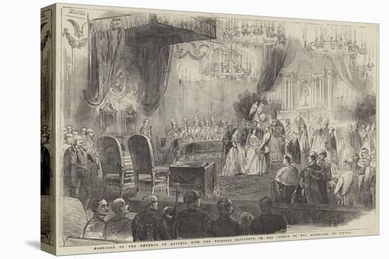 Marriage of the Emperor of Austria with the Princess Elizabeth-null-Stretched Canvas