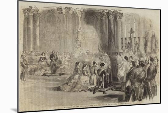 Marriage of the Infanta Amalia with the Prince of Bavaria, Madrid-null-Mounted Giclee Print