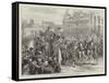 Marriage of the King and Queen of Spain at Madrid, the Procession-null-Framed Stretched Canvas