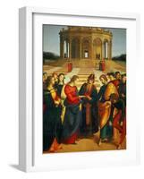 Marriage of the Virgin, 1504-Raphael-Framed Giclee Print