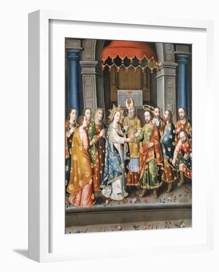 Marriage of the Virgin, 1750-Emilio Boggio-Framed Giclee Print