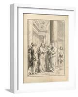 Marriage of the Virgin, C.1640-Jacques Stella-Framed Giclee Print