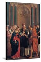 Marriage of the Virgin Mary-Bartolomeo Gennari-Stretched Canvas