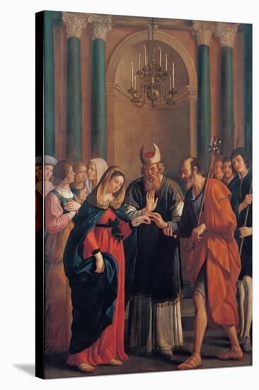 Marriage of the Virgin Mary-Bartolomeo Gennari-Stretched Canvas