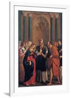 Marriage of the Virgin Mary-Bartolomeo Gennari-Framed Art Print