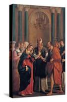 Marriage of the Virgin Mary-Bartolomeo Gennari-Stretched Canvas