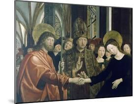 Marriage of Virgin, 1495-1498-Michael Pacher-Mounted Giclee Print