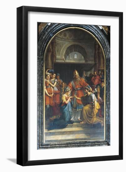 Marriage of Virgin, 1822-Jean-Baptiste Joseph Wicar-Framed Giclee Print