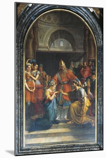 Marriage of Virgin, 1822-Jean-Baptiste Joseph Wicar-Mounted Giclee Print