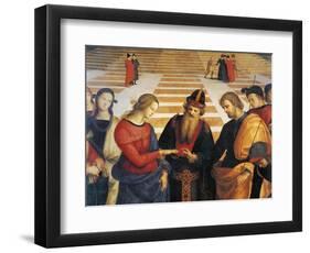 Marriage of Virgin-Raphael-Framed Giclee Print