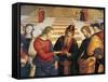 Marriage of Virgin-Raphael-Framed Stretched Canvas