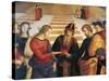 Marriage of Virgin-Raphael-Stretched Canvas