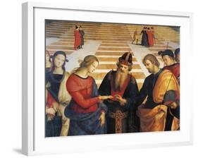 Marriage of Virgin-Raphael-Framed Giclee Print