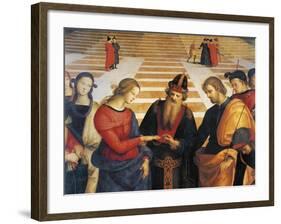 Marriage of Virgin-Raphael-Framed Giclee Print