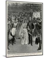 Marriage of Wilhelmina of Netherlands and Prince Henry-F. De Haenen-Mounted Art Print