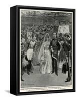 Marriage of Wilhelmina of Netherlands and Prince Henry-F. De Haenen-Framed Stretched Canvas