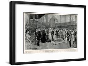 Marriage of Wilhelmina of Netherlands and Prince Henry-null-Framed Art Print