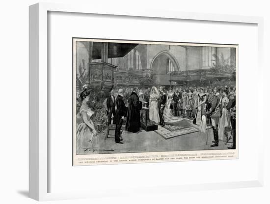 Marriage of Wilhelmina of Netherlands and Prince Henry-null-Framed Art Print