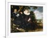 Marriage Portrait of Isaac Abrahamsz Massa and Beatrix Van Der Laen, 1622-Frans I Hals-Framed Giclee Print