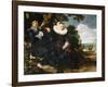 Marriage Portrait of Isaac Abrahamsz Massa and Beatrix Van Der Laen, 1622-Frans I Hals-Framed Giclee Print