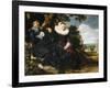 Marriage Portrait of Isaac Abrahamsz Massa and Beatrix Van Der Laen, 1622-Frans I Hals-Framed Giclee Print