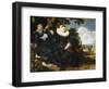 Marriage Portrait of Isaac Abrahamsz Massa and Beatrix Van Der Laen, 1622-Frans I Hals-Framed Giclee Print