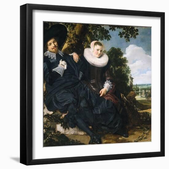 Marriage Portrait of Isaac Massa and Beatrix van der Laen-Frans Hals the Elder-Framed Photographic Print