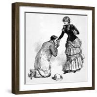 Marriage Proposal-null-Framed Art Print