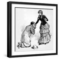 Marriage Proposal-null-Framed Art Print