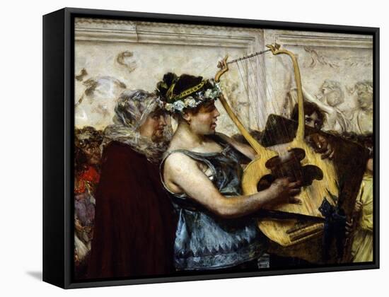 Marriage Proposal-Giovanni Muzzioli-Framed Stretched Canvas
