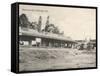 Marrickville Railway Station, New South Wales, Australia in the 1900s-null-Framed Stretched Canvas