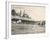 Marrickville Railway Station, New South Wales, Australia in the 1900s-null-Framed Photographic Print