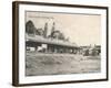 Marrickville Railway Station, New South Wales, Australia in the 1900s-null-Framed Photographic Print