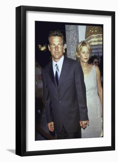 Married Actors Dennis Quaid and Meg Ryan at Film Premiere of His "The Parent Trap"-Mirek Towski-Framed Photographic Print