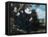 Married Couple in a Garden, C1622-Frans Hals-Framed Stretched Canvas