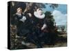 Married Couple in a Garden, C1622-Frans Hals-Stretched Canvas